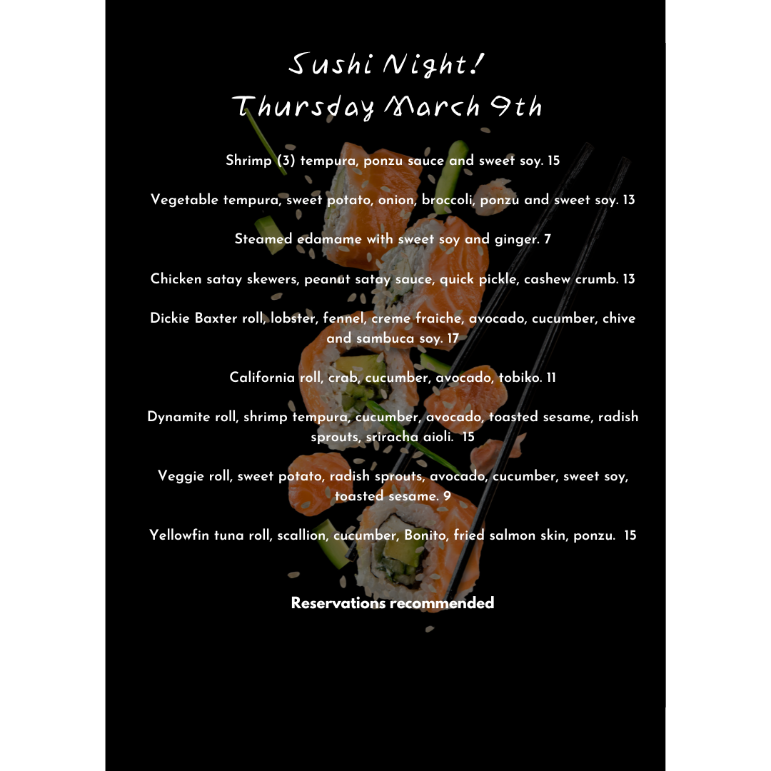Sushi Night Recipe
